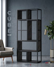 Стеллаж Cube V2 188х76х35 фаерстоун