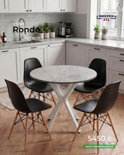 Круглый стол Rondo 80*75 каспий светлый